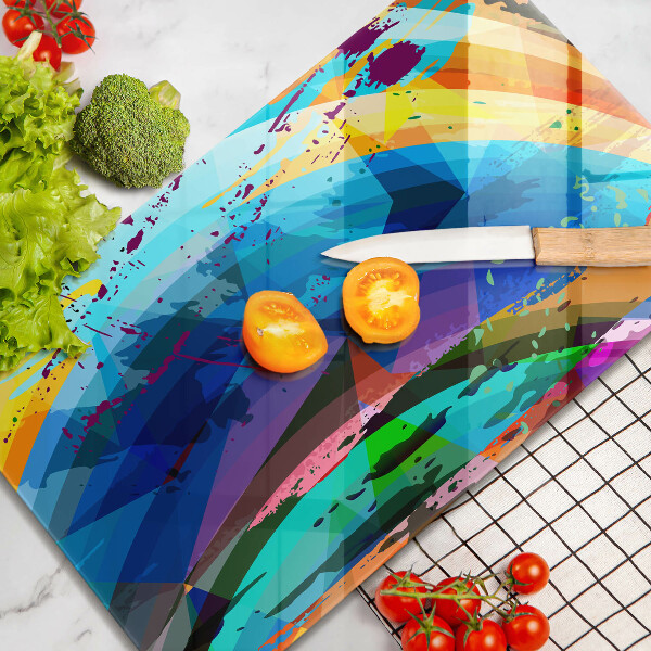 Tűzhely fedőlap Színes festékfoltok