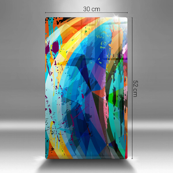 Tűzhely fedőlap Színes festékfoltok