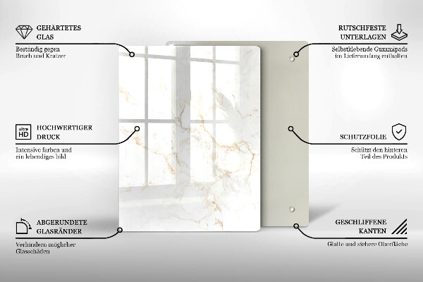 Tűzhely fedőlap Elegáns márvány kő