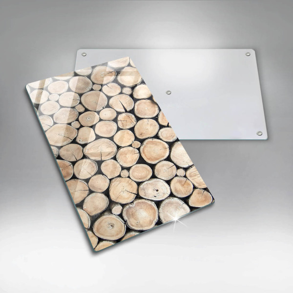 Tűzhely fedőlap Fa fatörzsek