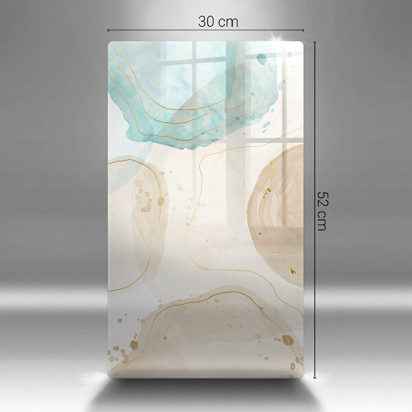 Tűzhely fedőlap Boho foltok és arany