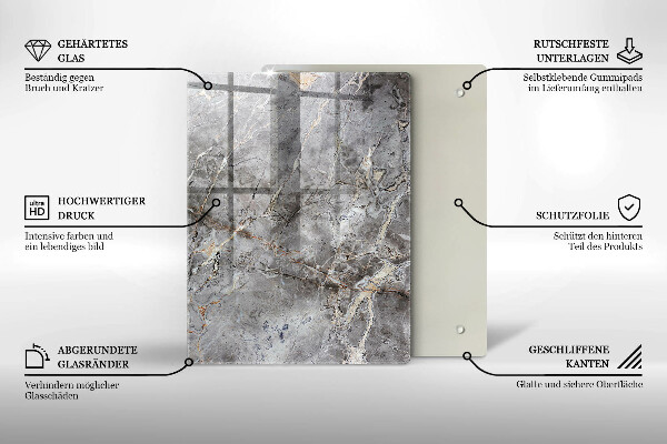 Tűzhely fedőlap Kő textúra