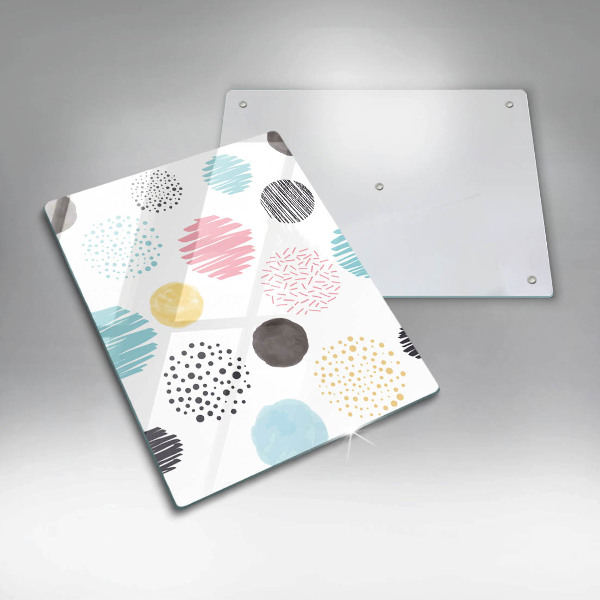 Tűzhely fedőlap Festett formák