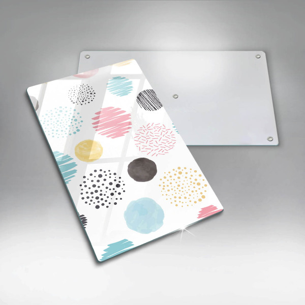 Tűzhely fedőlap Festett formák