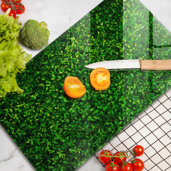 Tűzhely fedőlap Növény kis levelekkel