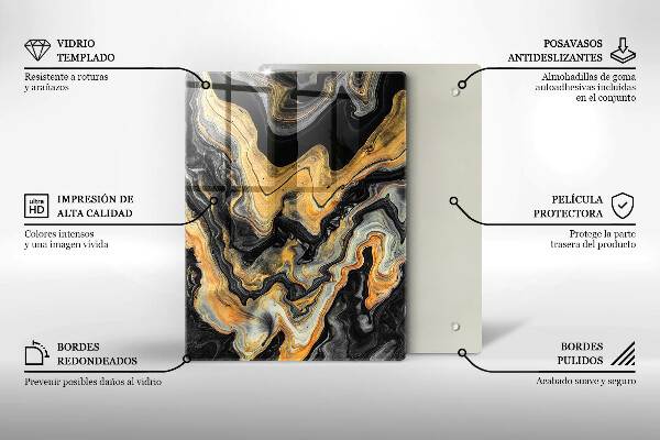 Tűzhely fedőlap Absztrakt szerkezet