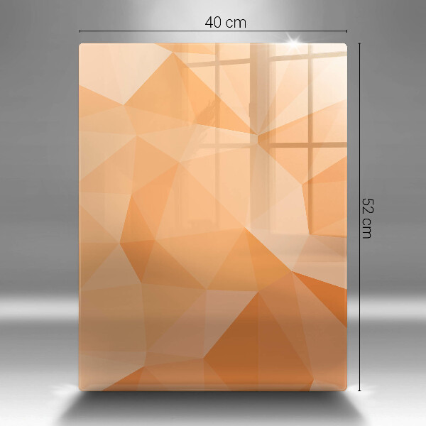 Tűzhely fedőlap Geometriai háttér