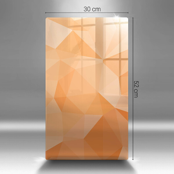 Tűzhely fedőlap Geometriai háttér