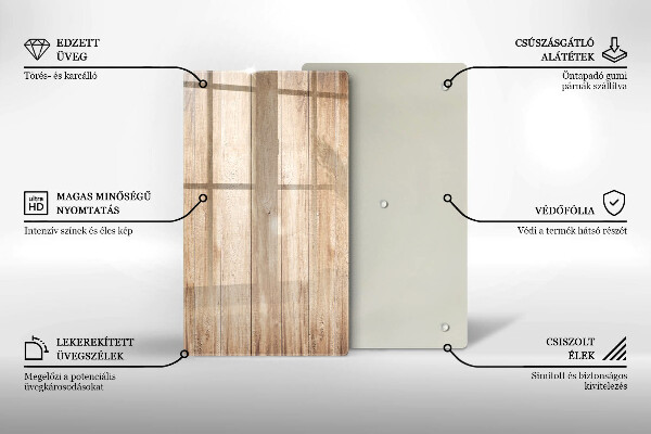 Tűzhely fedőlap Fadeszkák