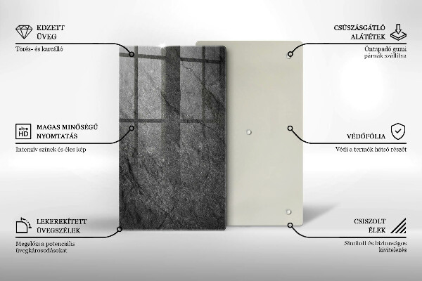 Tűzhely fedőlap Kő textúra