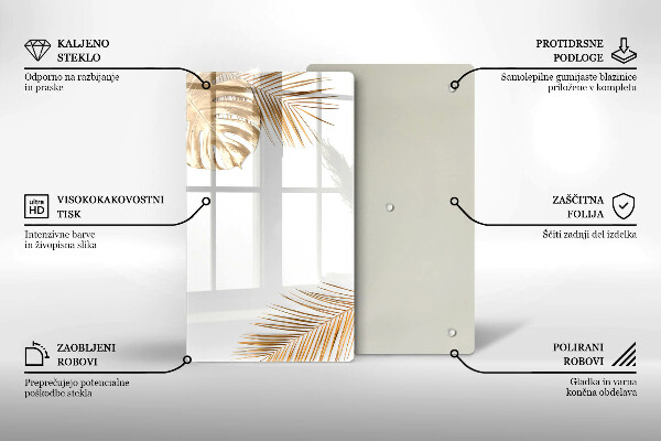 Tűzhely fedőlap Arany levelek