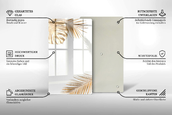 Tűzhely fedőlap Arany levelek