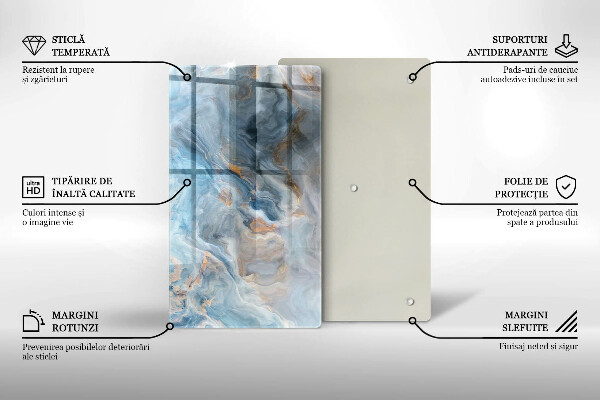 Tűzhely fedőlap Márvány textúra