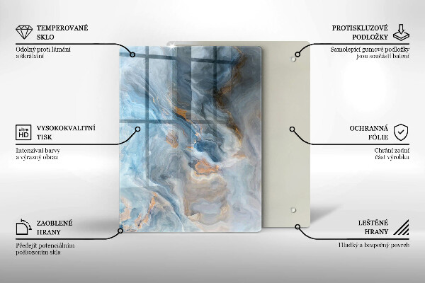 Tűzhely fedőlap Márvány textúra