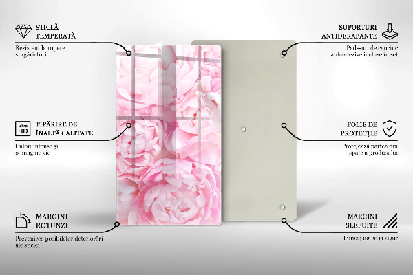 Tűzhely fedőlap Finom bazsarózsa