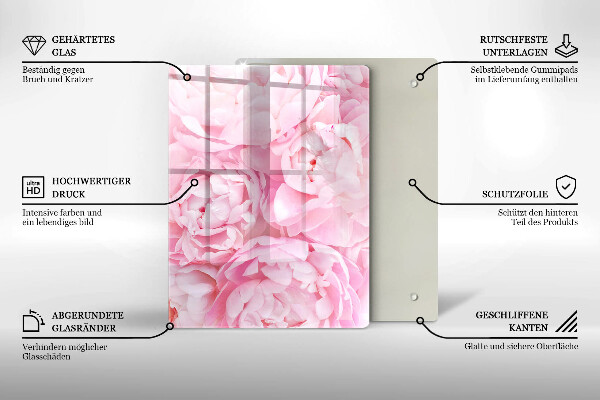 Tűzhely fedőlap Finom bazsarózsa