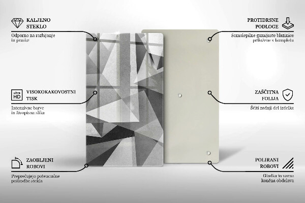 Tűzhely fedőlap Konkrét éles absztrakció