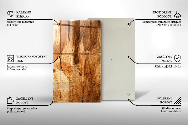 Tűzhely fedőlap Fa tábla textúra