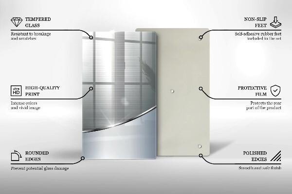 Tűzhely fedőlap Fém absztrakciós minta