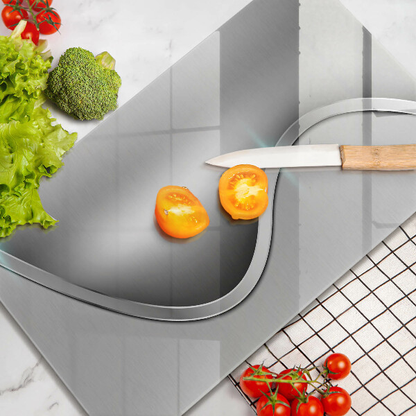 Tűzhely fedőlap Absztrakt ezüst fém