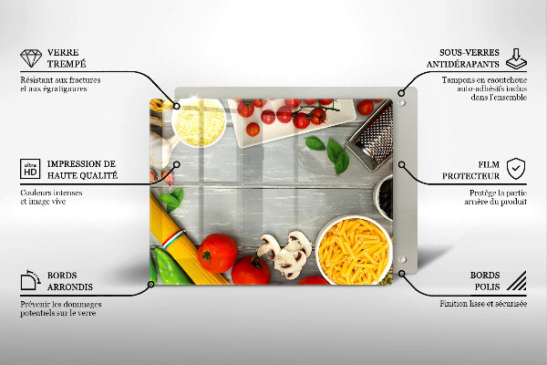 Tűzhelyvédő Konyhai étel