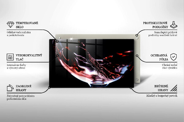 Tűzhelyvédő Egy pohár vörösbor