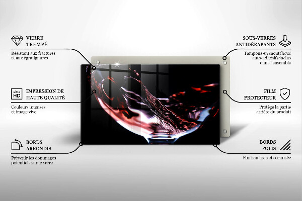 Tűzhelyvédő Egy pohár vörösbor