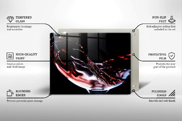 Tűzhelyvédő Egy pohár vörösbor