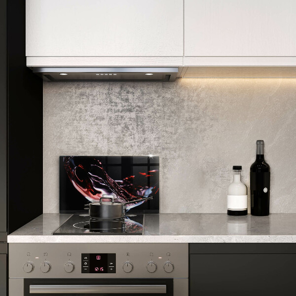 Tűzhelyvédő Egy pohár vörösbor