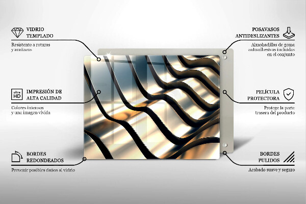 Tűzhelyvédő 3D fém formák