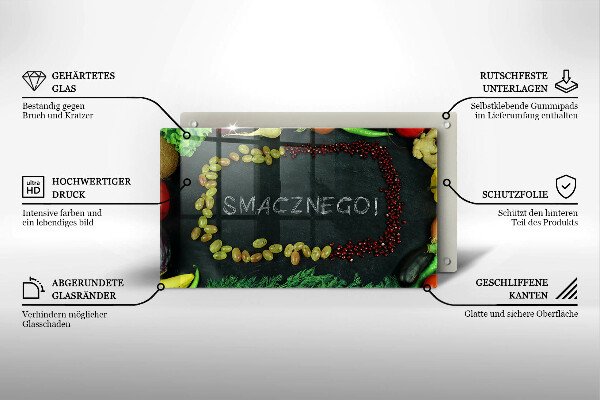 Tűzhelyvédő Smacznego!