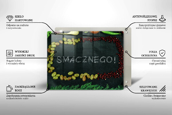 Tűzhelyvédő Smacznego!