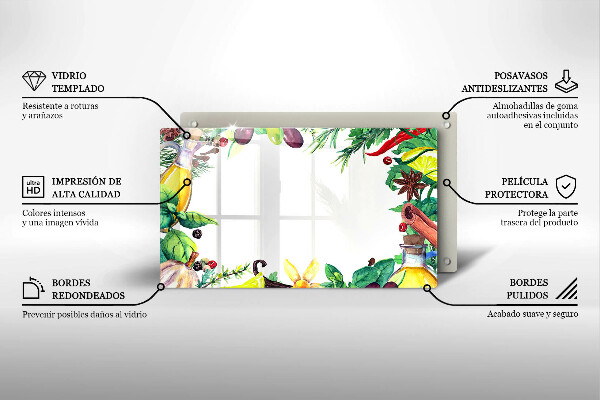 Tűzhelyvédő Festett étel