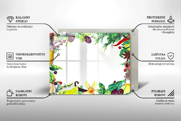 Tűzhelyvédő Festett étel