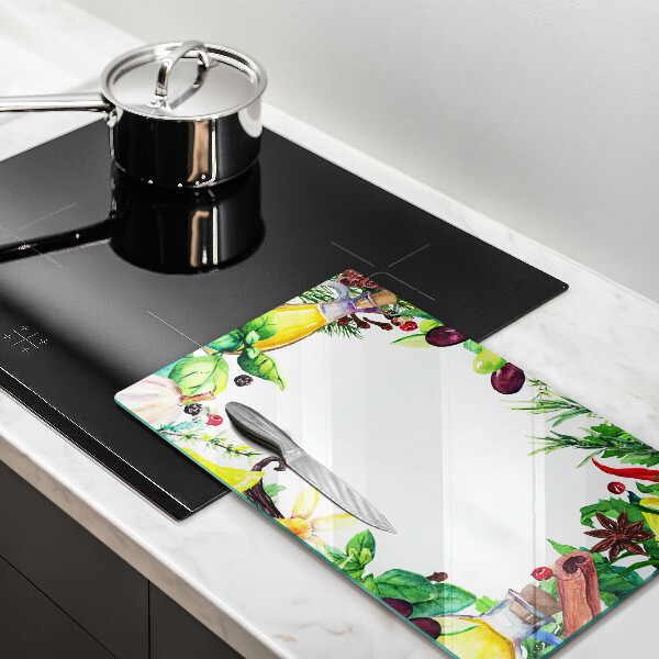 Tűzhelyvédő Festett étel