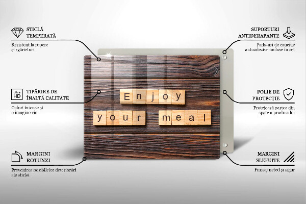 Tűzhelyvédő Enjoy your meal