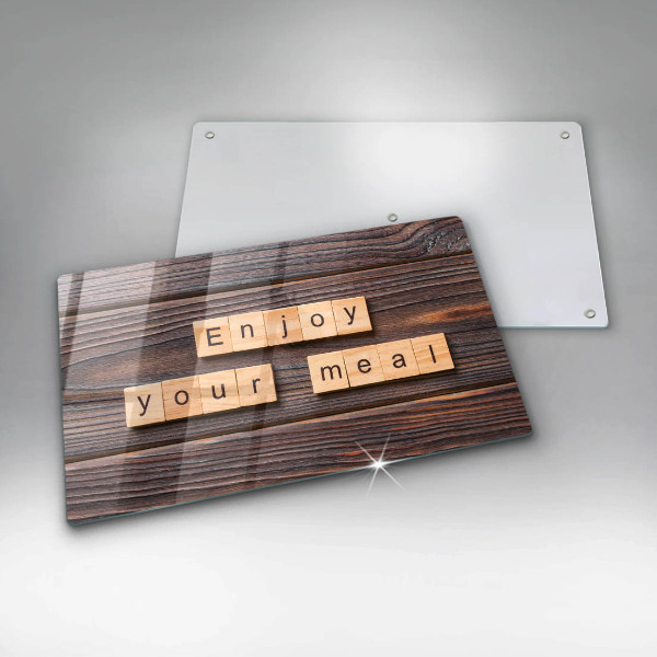 Tűzhelyvédő Enjoy your meal