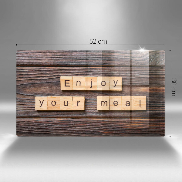 Tűzhelyvédő Enjoy your meal