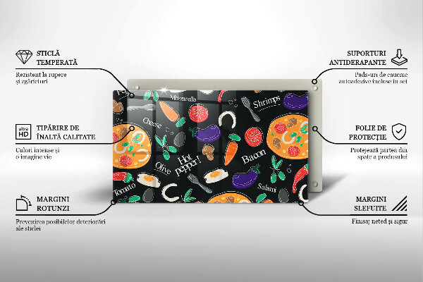 Tűzhelyvédő Élelmiszer illusztráció