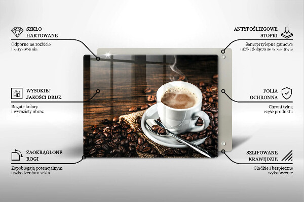 Tűzhelyvédő Csésze és kávébab