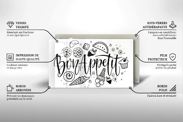 Tűzhelyvédő Bon Appetit