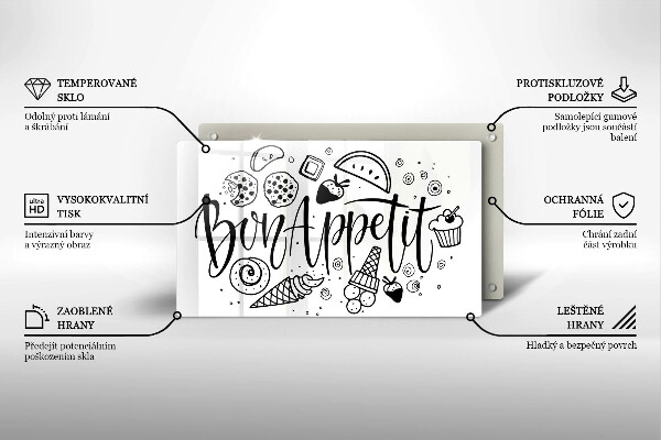 Tűzhelyvédő Bon Appetit