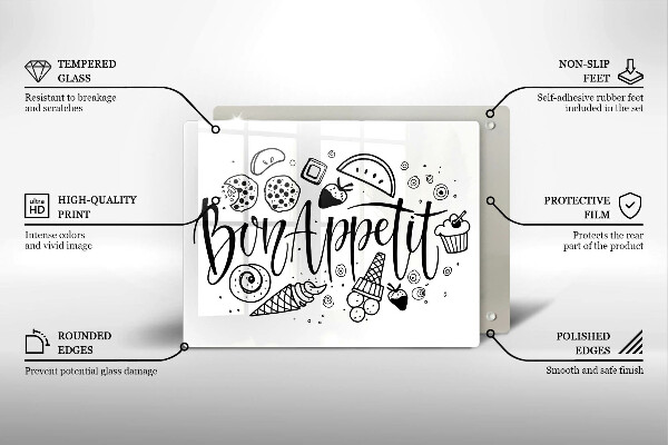 Tűzhelyvédő Bon Appetit