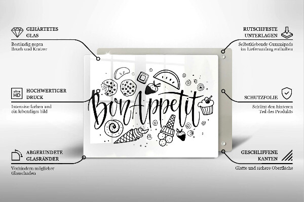 Tűzhelyvédő Bon Appetit