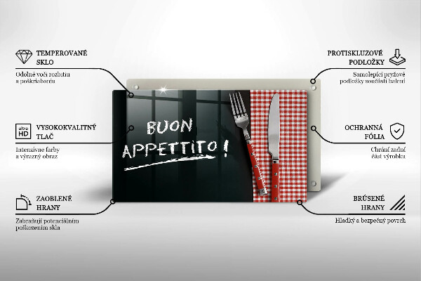 Tűzhelyvédő Buon Appetito!