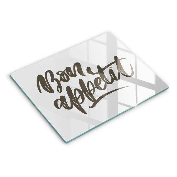 Tűzhelyvédő Inscripție Bon Appetit