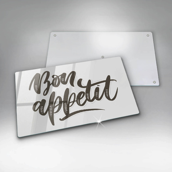Tűzhelyvédő Inscripție Bon Appetit