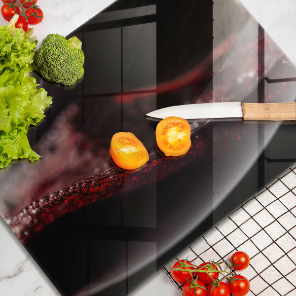 Tűzhelyvédő Vörösbor egy pohárban