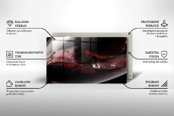 Tűzhelyvédő Vörösbor egy pohárban