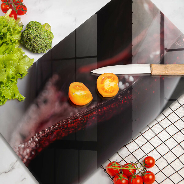 Tűzhelyvédő Vörösbor egy pohárban